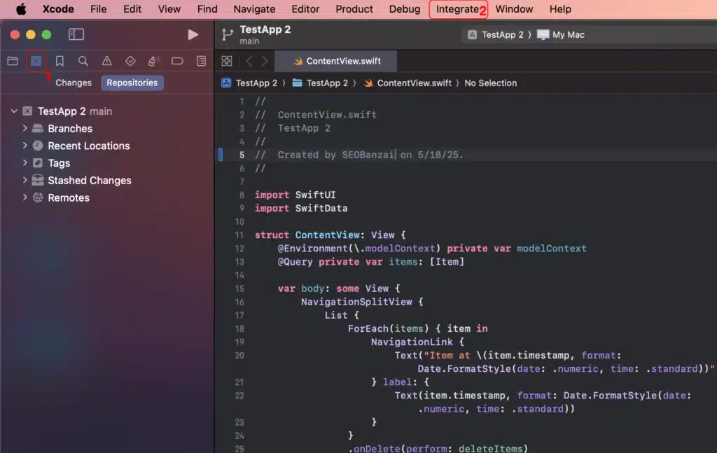 how to create a github repo for xcode application SEO Banzai How to create a Github repository for an Xcode iOS application